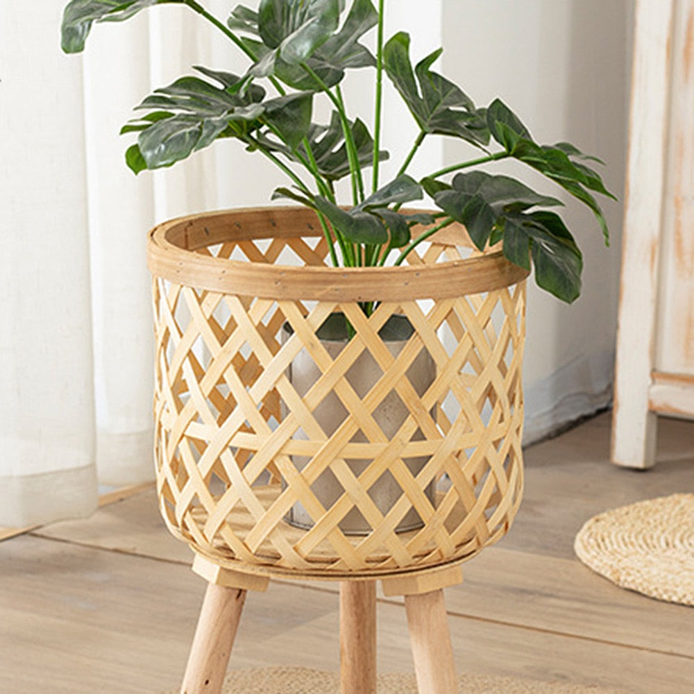 Bamboo Plant Pot