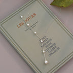 Gold/Silver Natural Freshwater Pearl Necklace