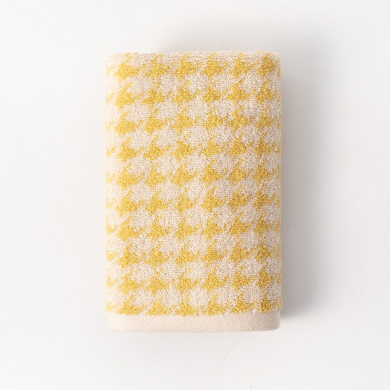 Cotton Face Towel Yellow