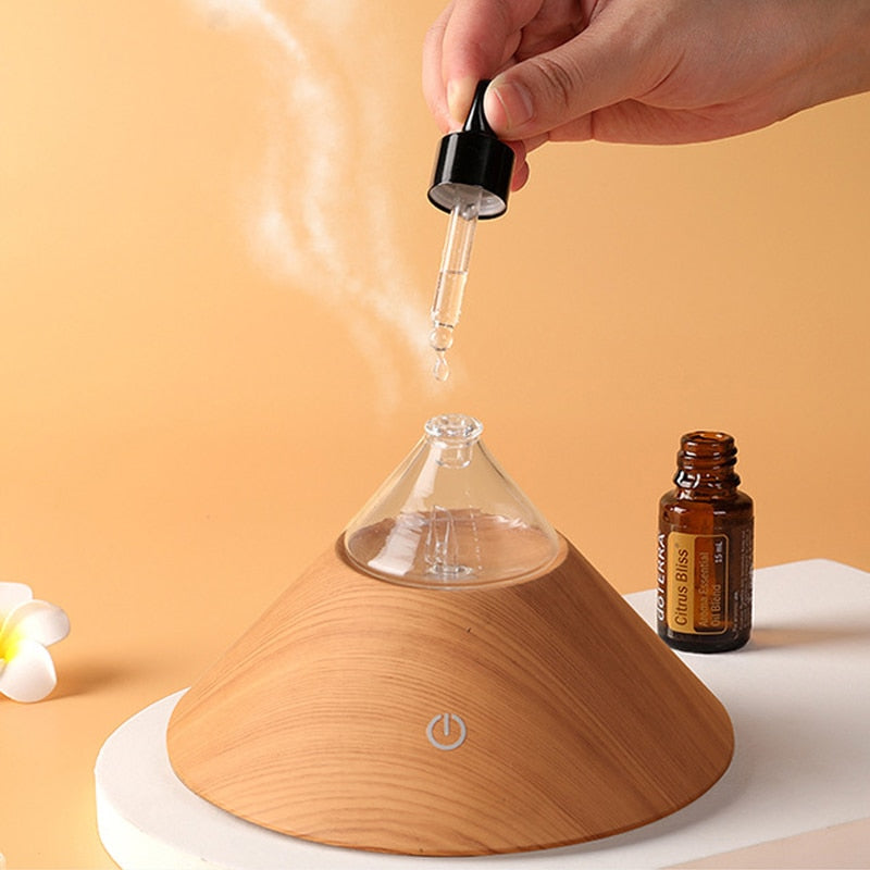 Aroma Diffuser Wood Base Ultrasonic