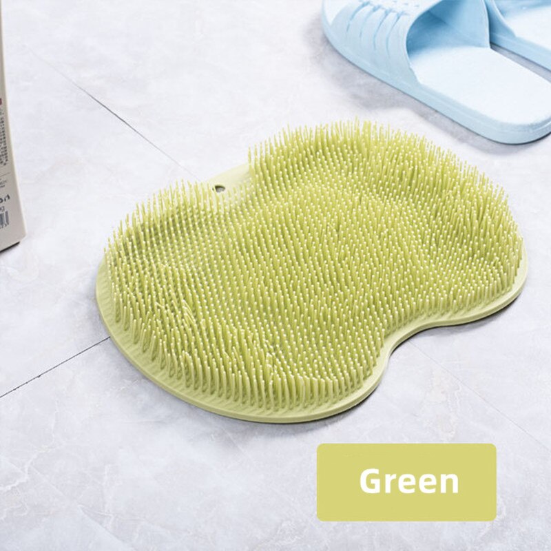 Silicone Hands-Free Big Flat Back Scrubber