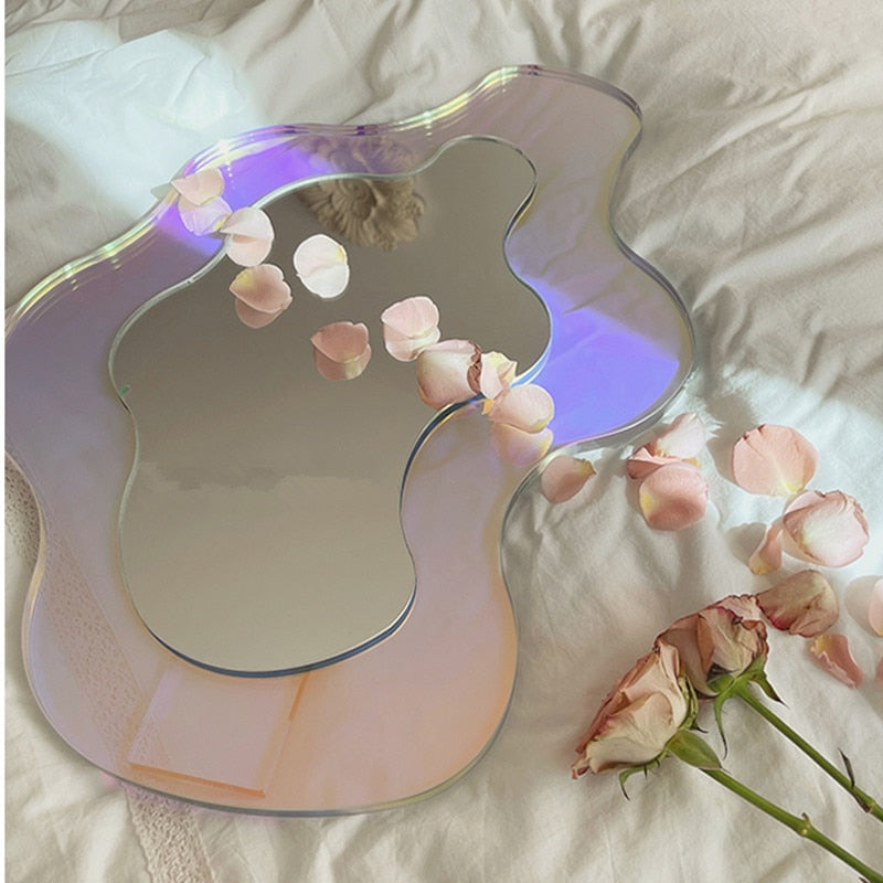 Acrylic Large Flower Colorful Mirror