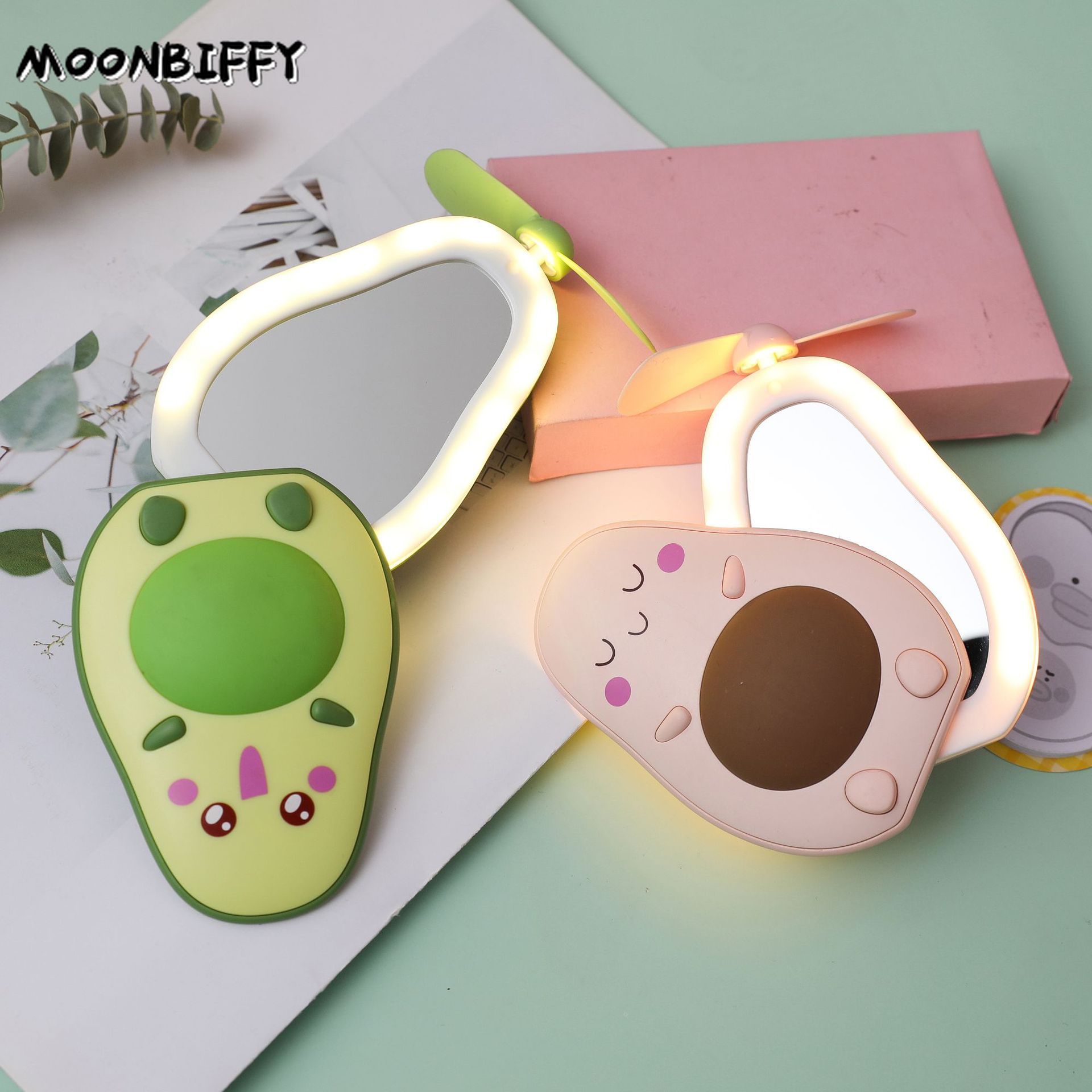 Mini Multifunctional LED Makeup Mirror