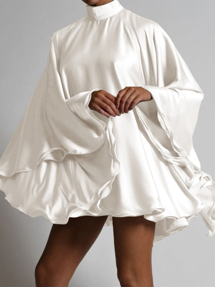 Satin Backless Dress