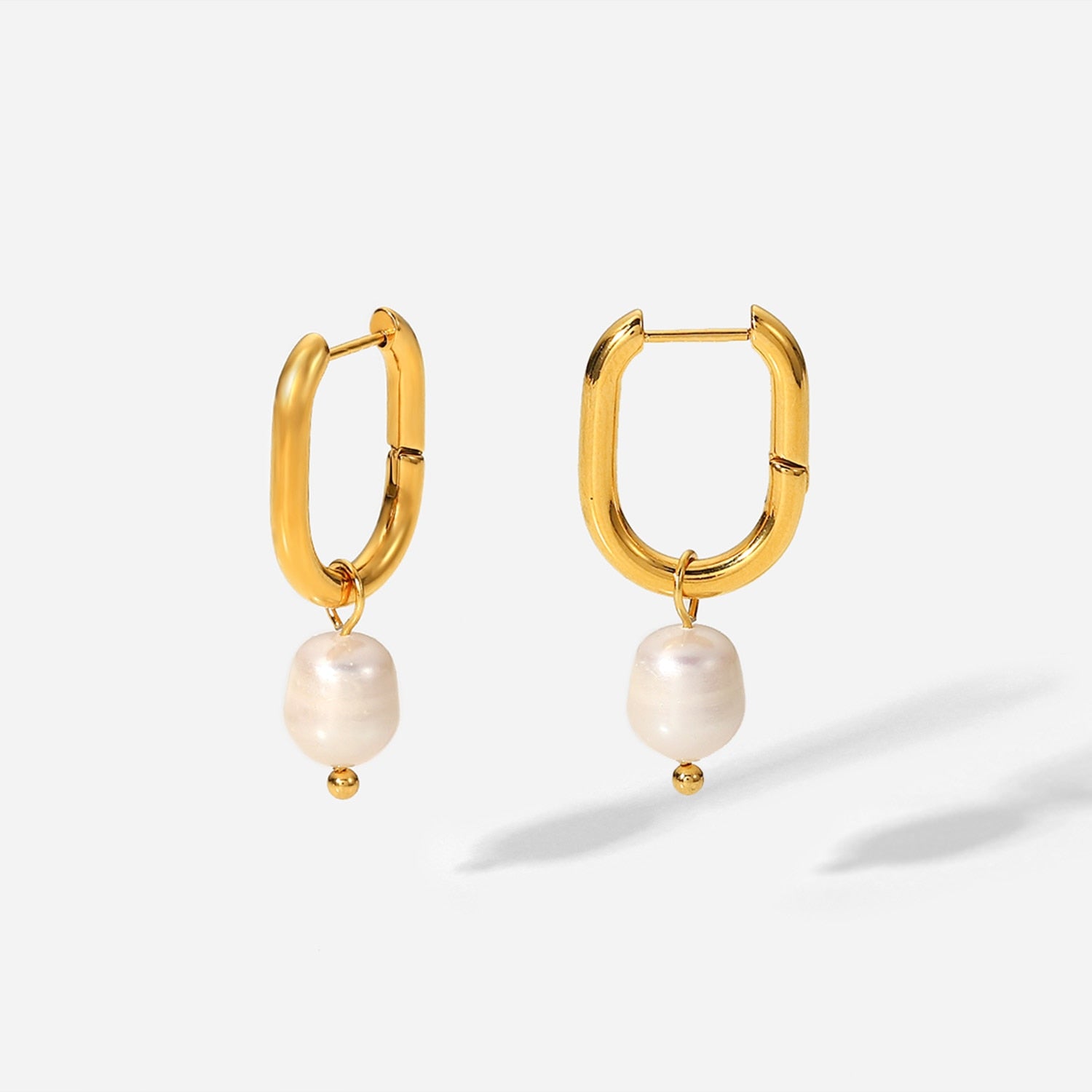 Pearl Earrings U Shaped  Earrings