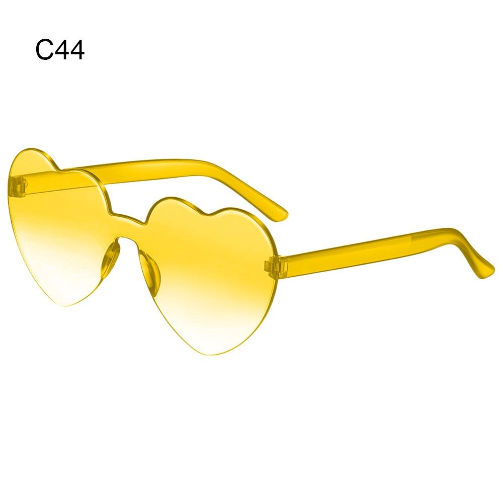 Y2K Love Heart Sunglasses Colorful