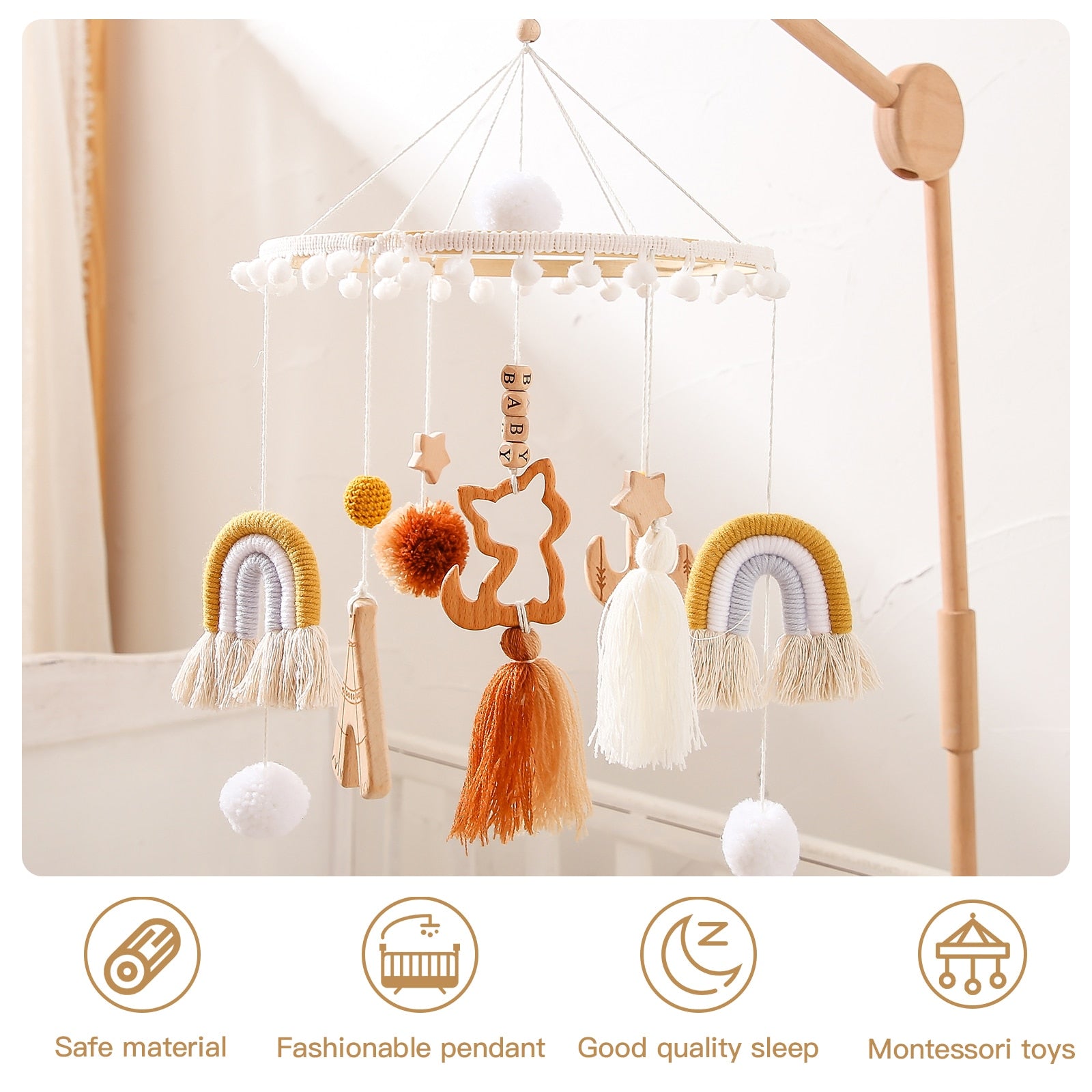 Baby Rattles Crib Mobile