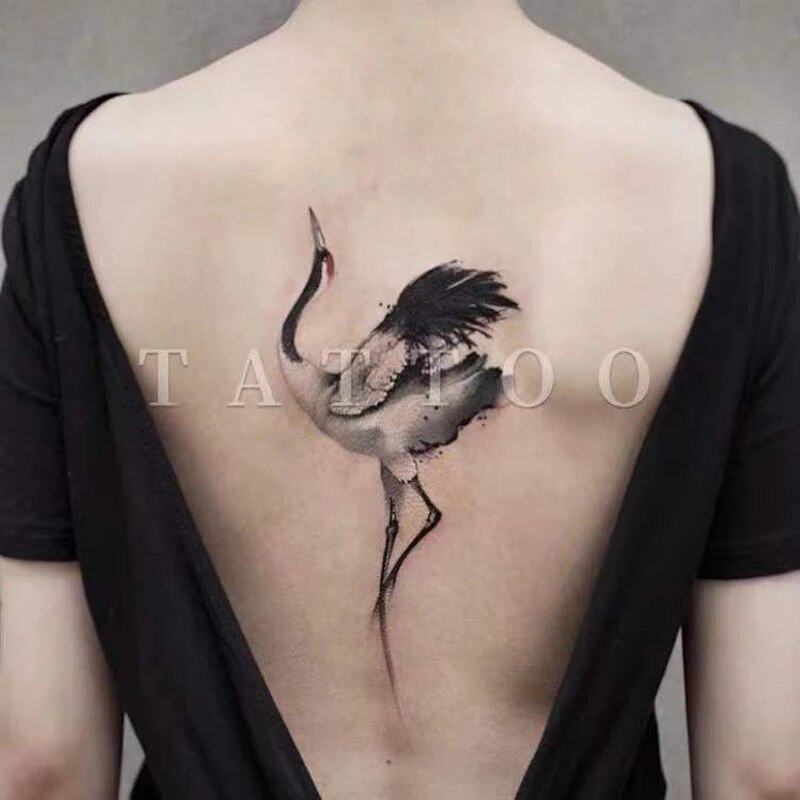 Rune Tattoo Back Spine Sticker