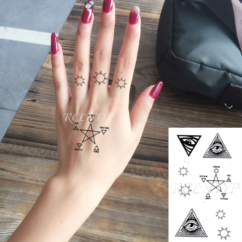 Smile Face Tattoo Sticker