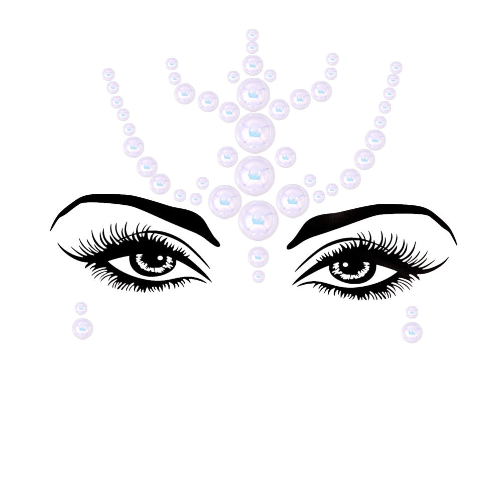 Crystal Body Art Stickers Make Up