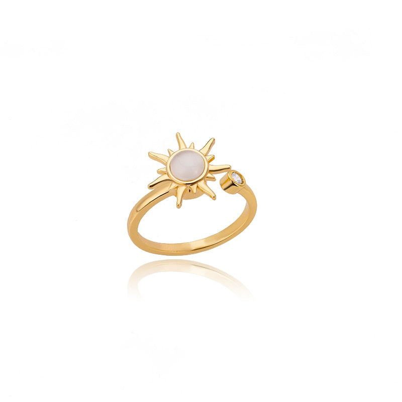 Gold Ring Star Women