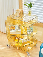 Acrylic Rotary Storage Trolley