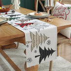 Christmas Tree Multicolor Pattern Runner