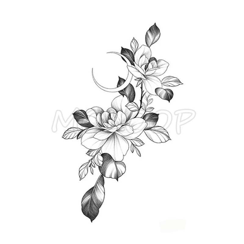 Flower Tattoo Sticker