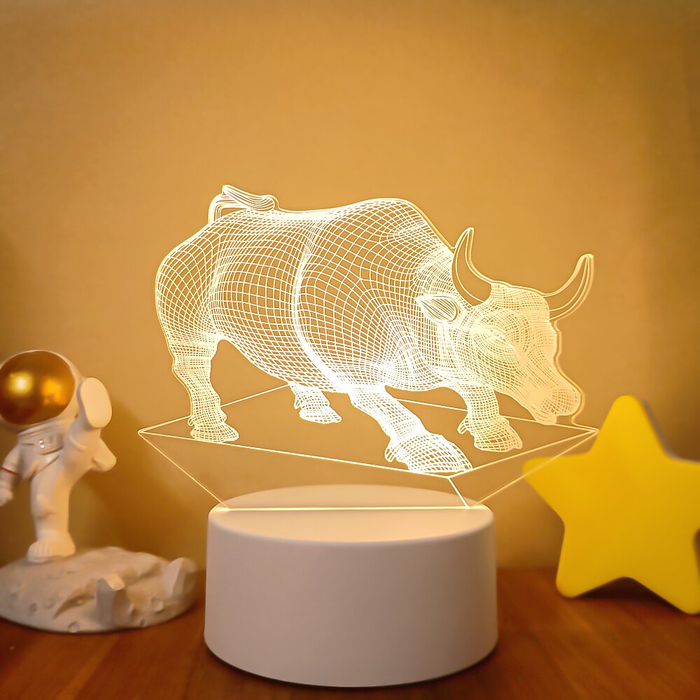 3D Acrylic USB Led Night Lamp