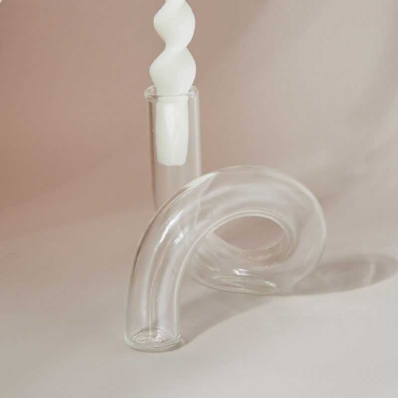 Glass  Candle Holders