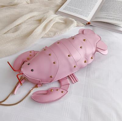 Pink LobsterCrossbody Mini Bag