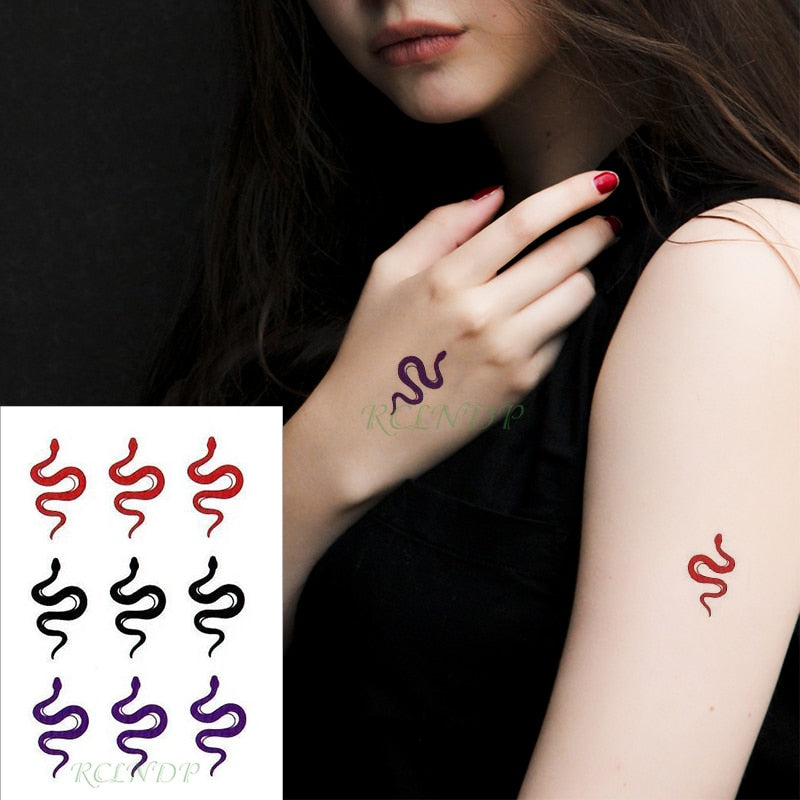 Smile Face Tattoo Sticker
