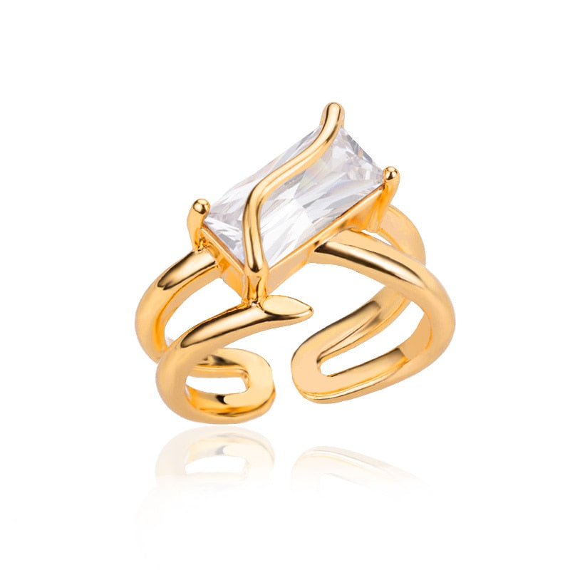 Gold Ring Star Women
