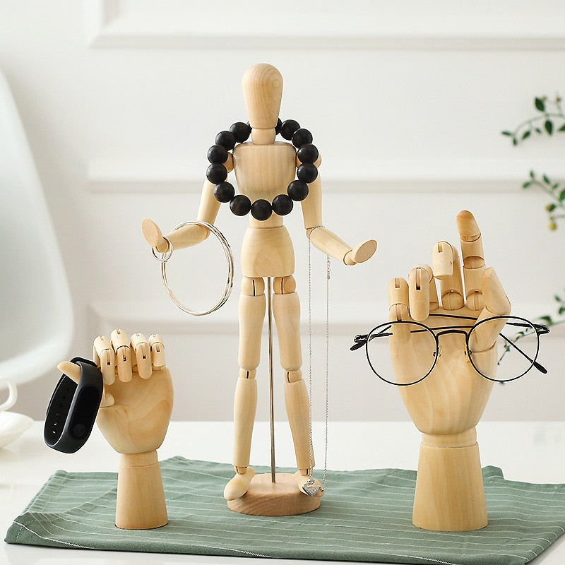 Wooden Figurines Ornament Statue