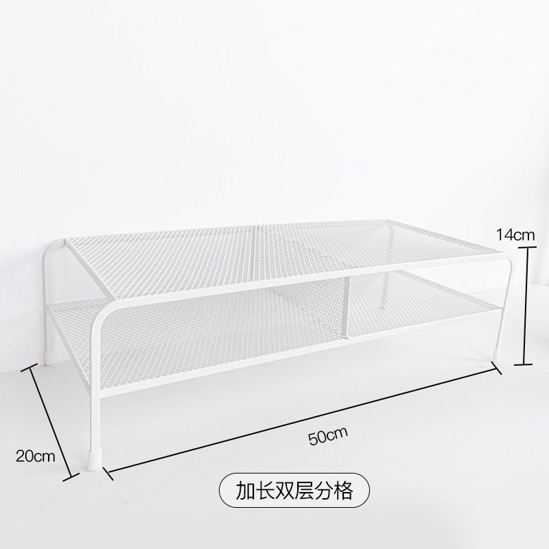 Desktop Computer Elevated Monitor Iron Rack