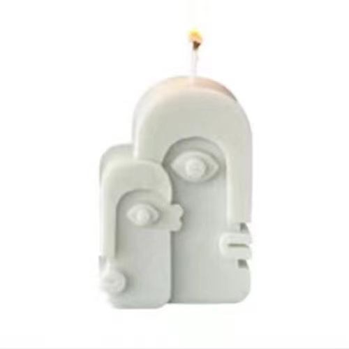 Abstract Face Scented Candle