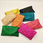 Straw Clutch Bag