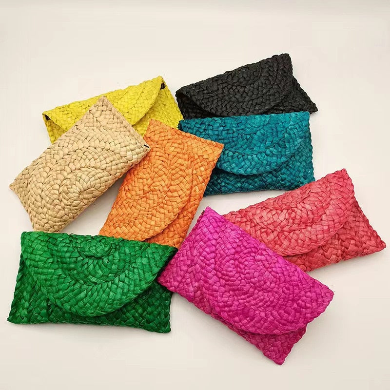 Straw Clutch Bag