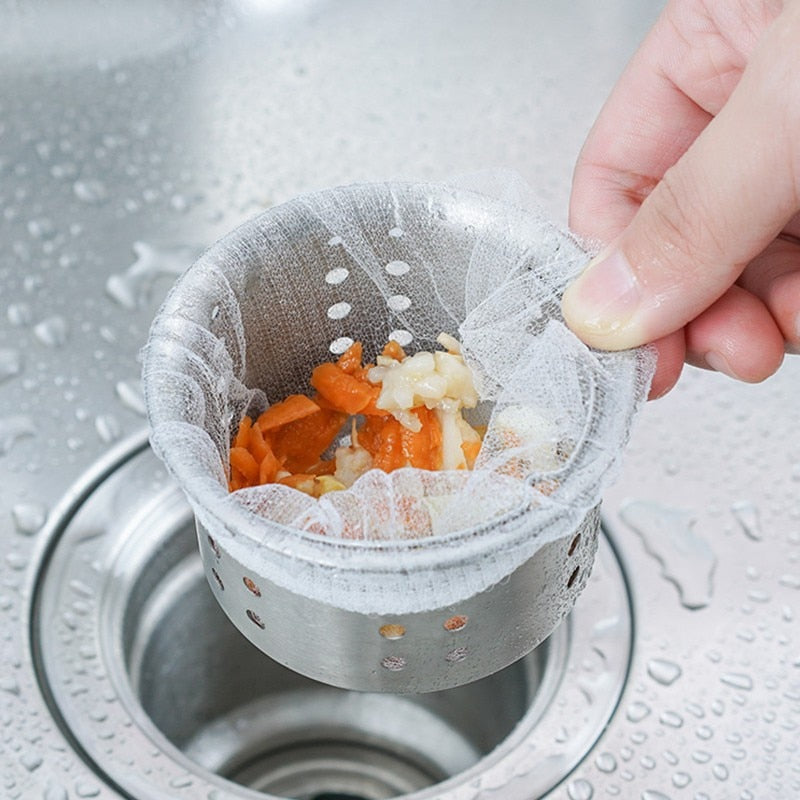 100pcs Disposable Kitchen Sink Filters