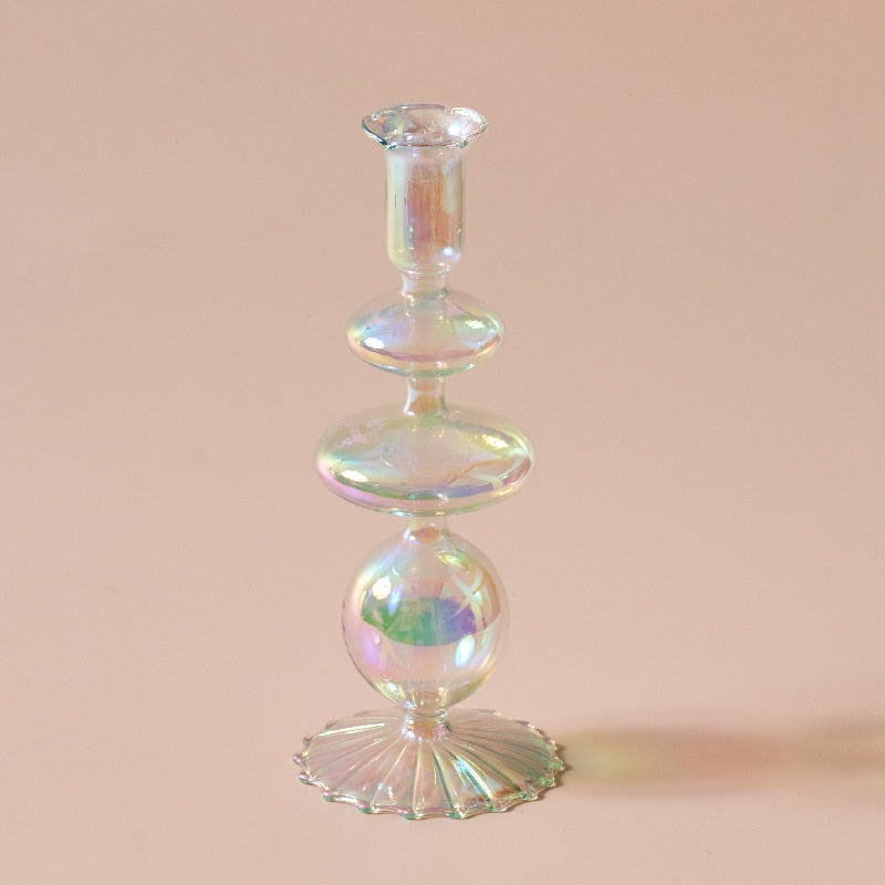 Aesthetic Glass Candle Holder