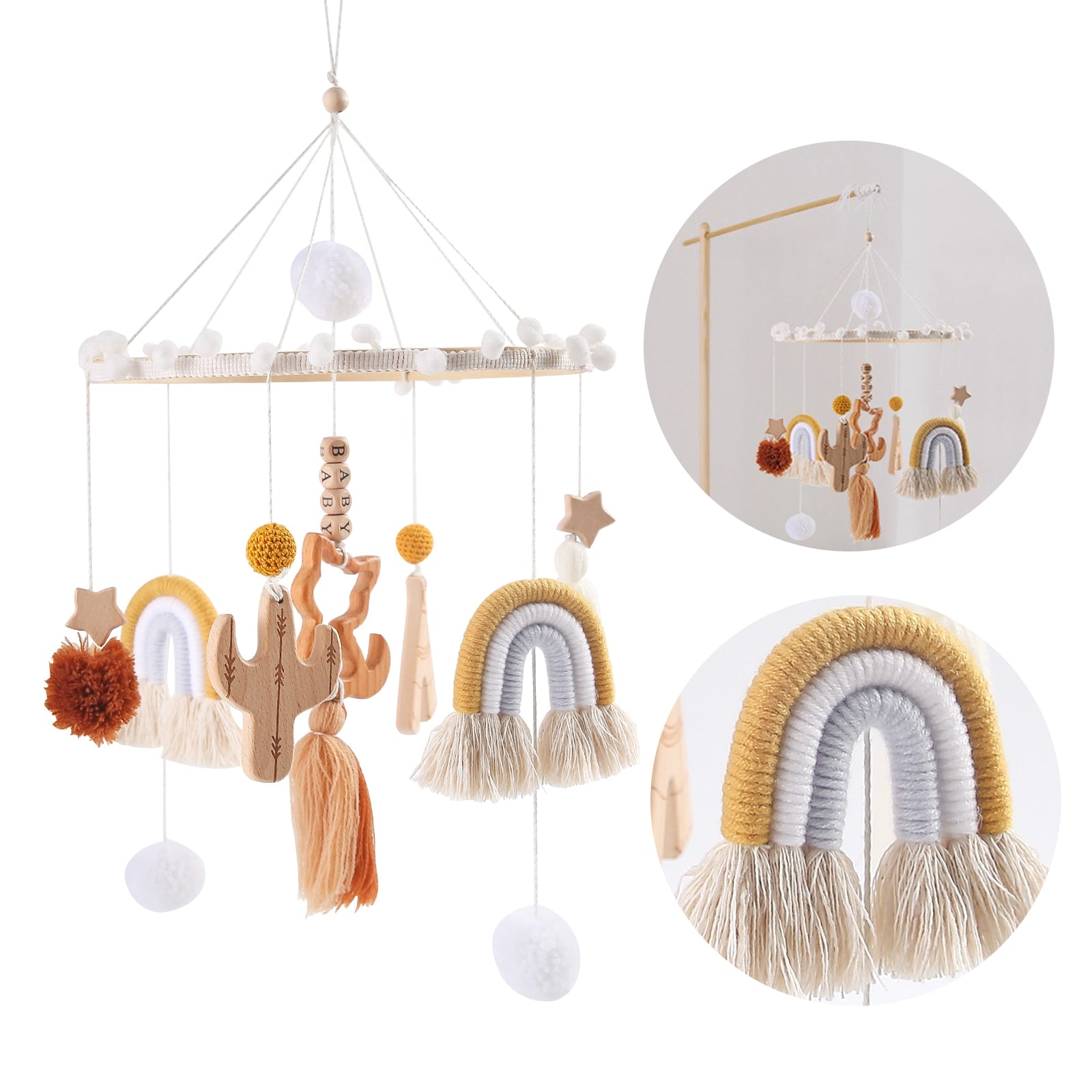 Baby Rattles Crib Mobile