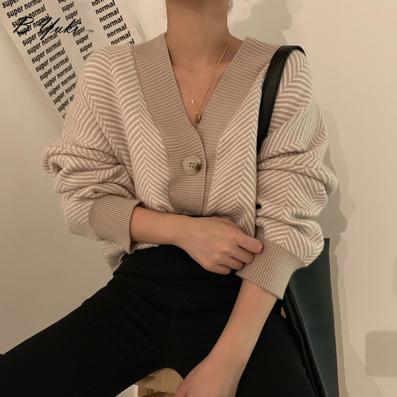 Oversized Loose Soft Knitted Cardigan