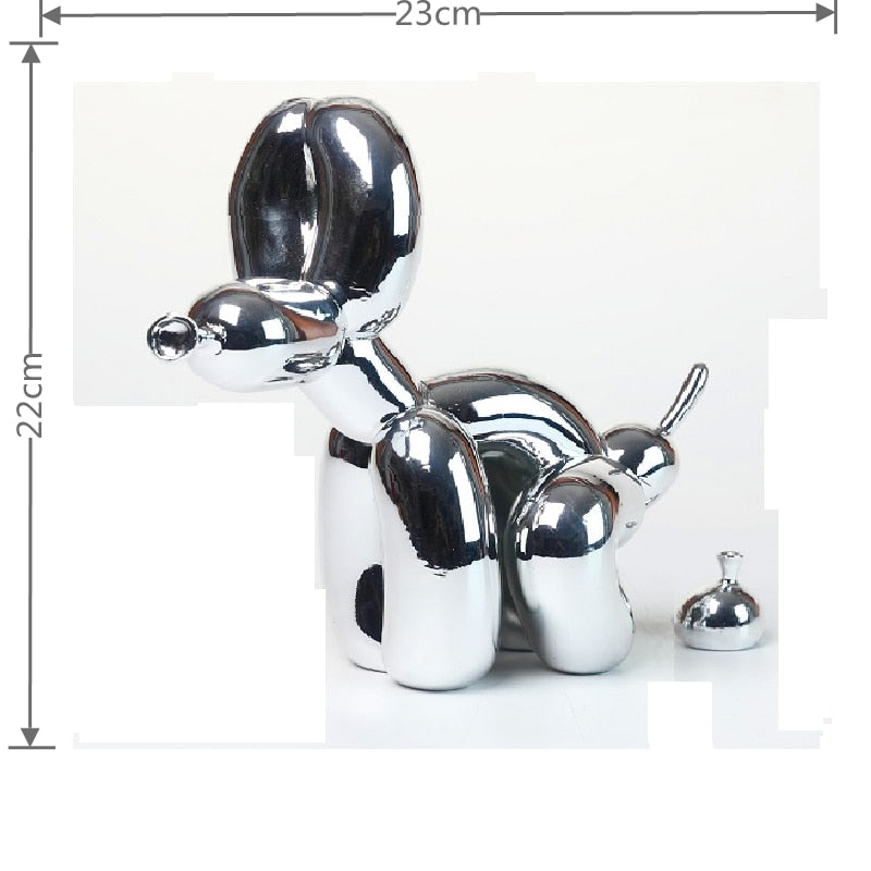 Balloon Dog Doggy Poo Sculpture