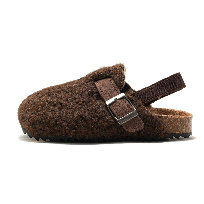 Fuzzy Slipper Plush Sandals