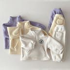 Warm Fleece 2pcs Kids Clothing Set