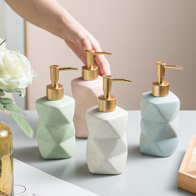 300ml Color Ceramic Soap Bottle