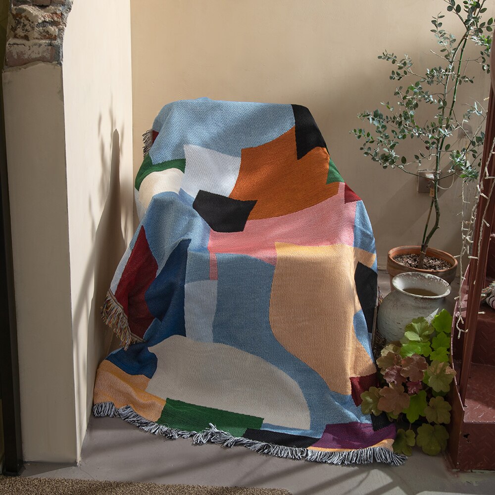 Abstract Pattern Throw Blanket
