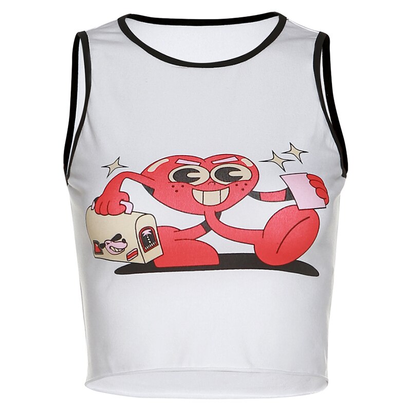 Cartoon Tank Top