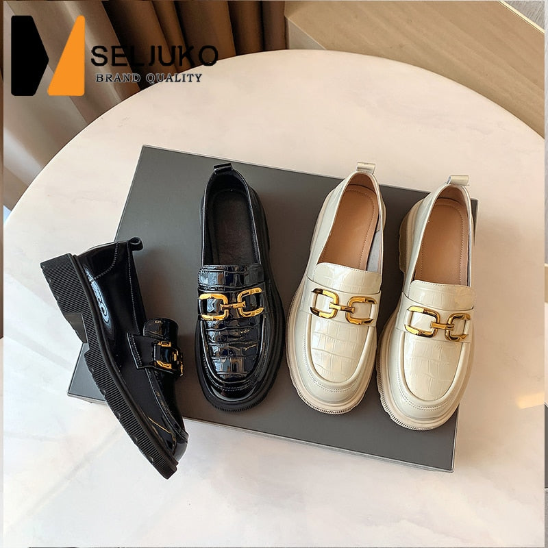 Leather Loafers Shoes