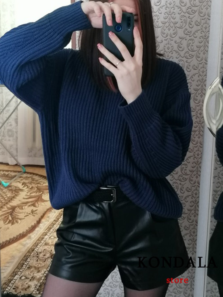 Shorts PU Leather Shorts High Waist