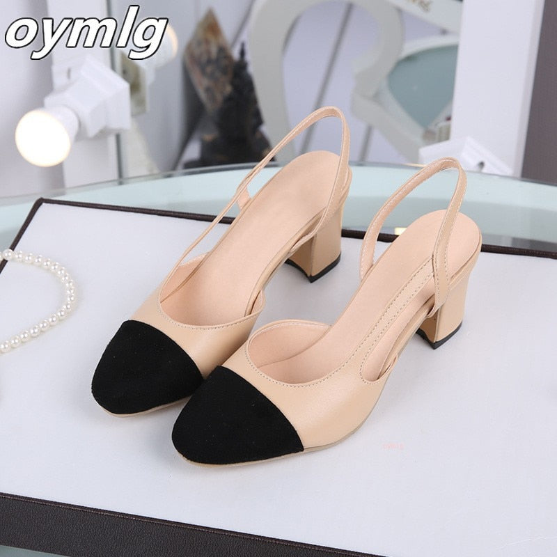 Mid Heel Square Sandals  Shoes