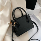 Crocodile PU Leather Crossbody Mini Bag