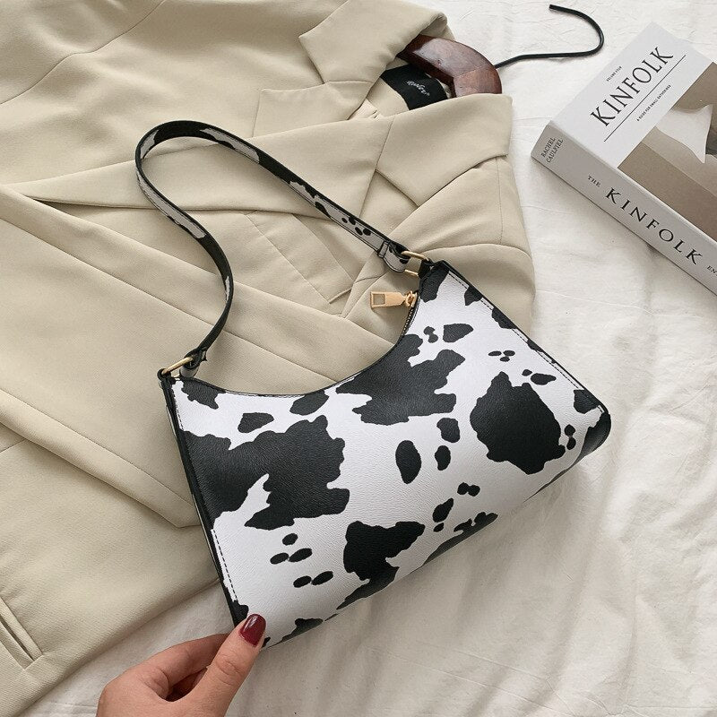 Zebra Print PU Leather Bag