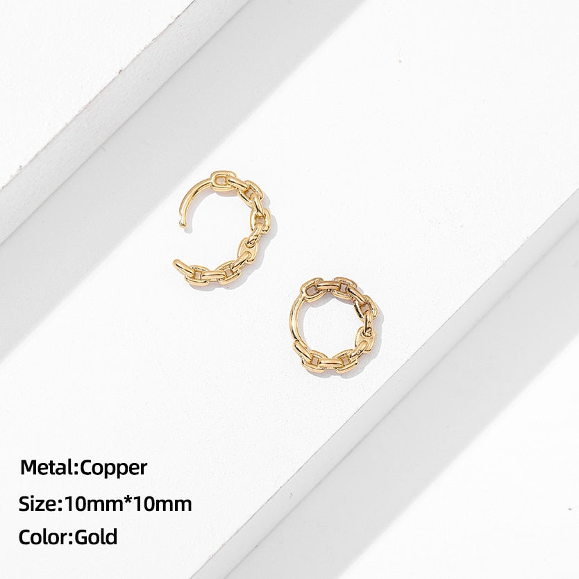 Classic Circle Hoop Earrings