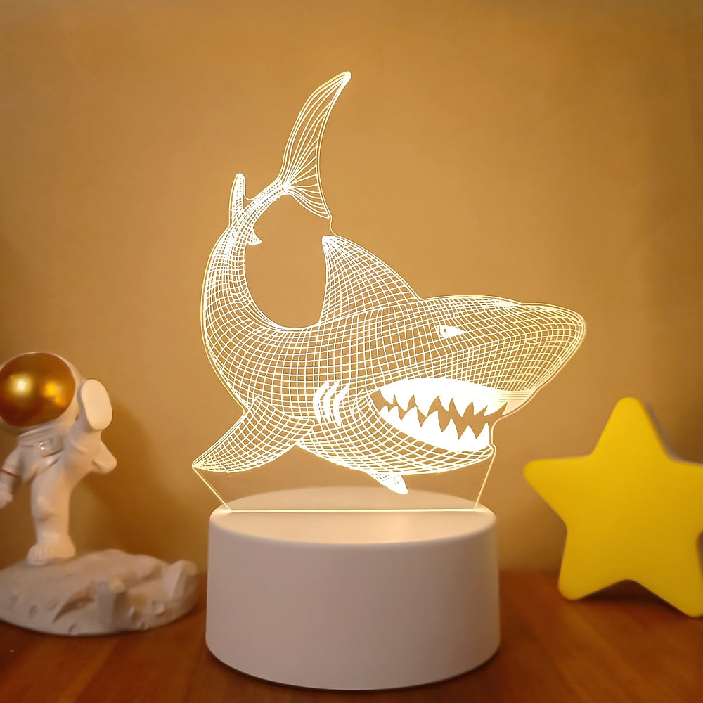 3D Acrylic USB Led Night Lamp