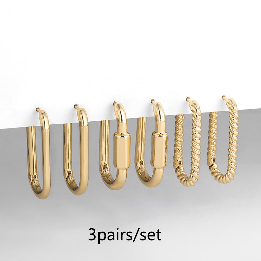 Gold Hoop Earrings