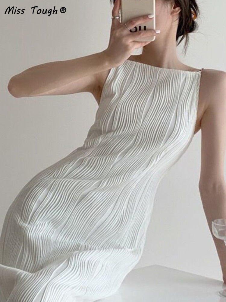 Strap Midi Dress