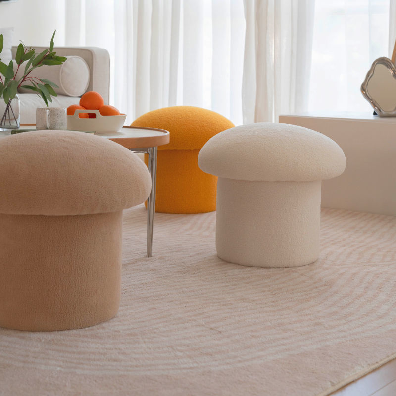 Mushroom Ottoman Decor Furniture