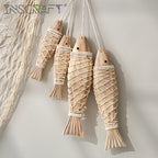 Handcraft Natural Wood Fish Home Decor