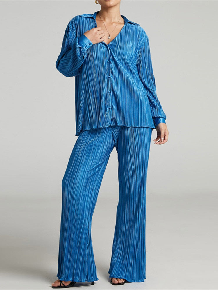 Cardigan Two-Piece Loose Set